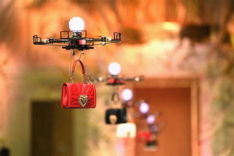 dolce gabbana droni|Dolce & Gabbana drones fly the catwalk at Milan .